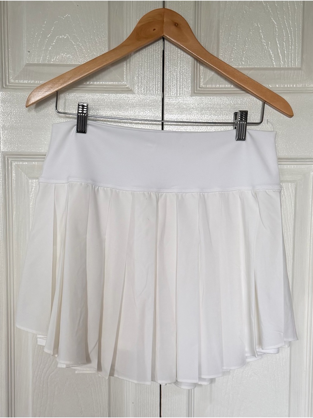 OFFLINE by Aerie Real Me Pleated Tennis Skirt White XL